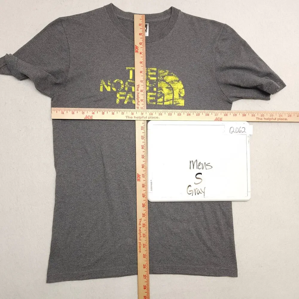 The North Face Crew Neck Short Sleeve Graphic T Shirt Mens Size Small S Gray